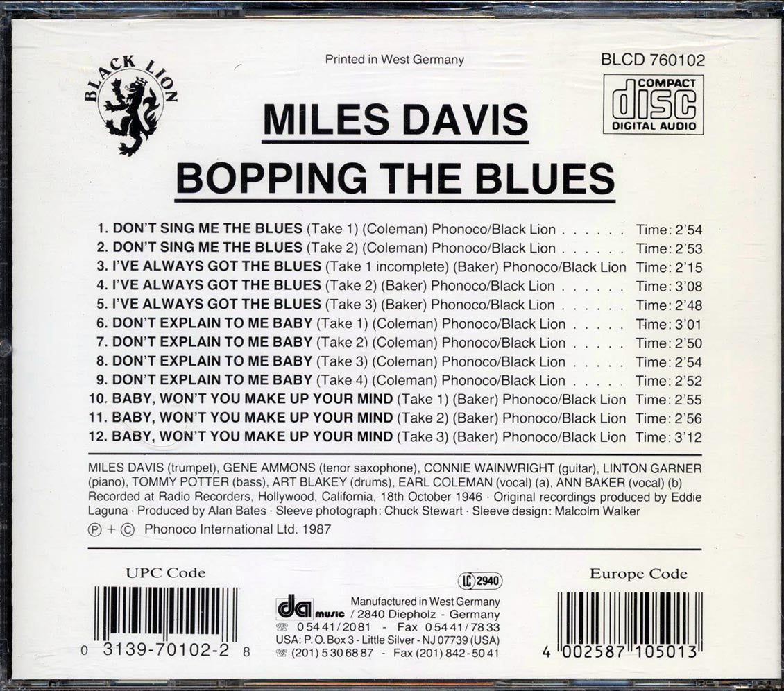 Miles Davis - Bopping The Blues