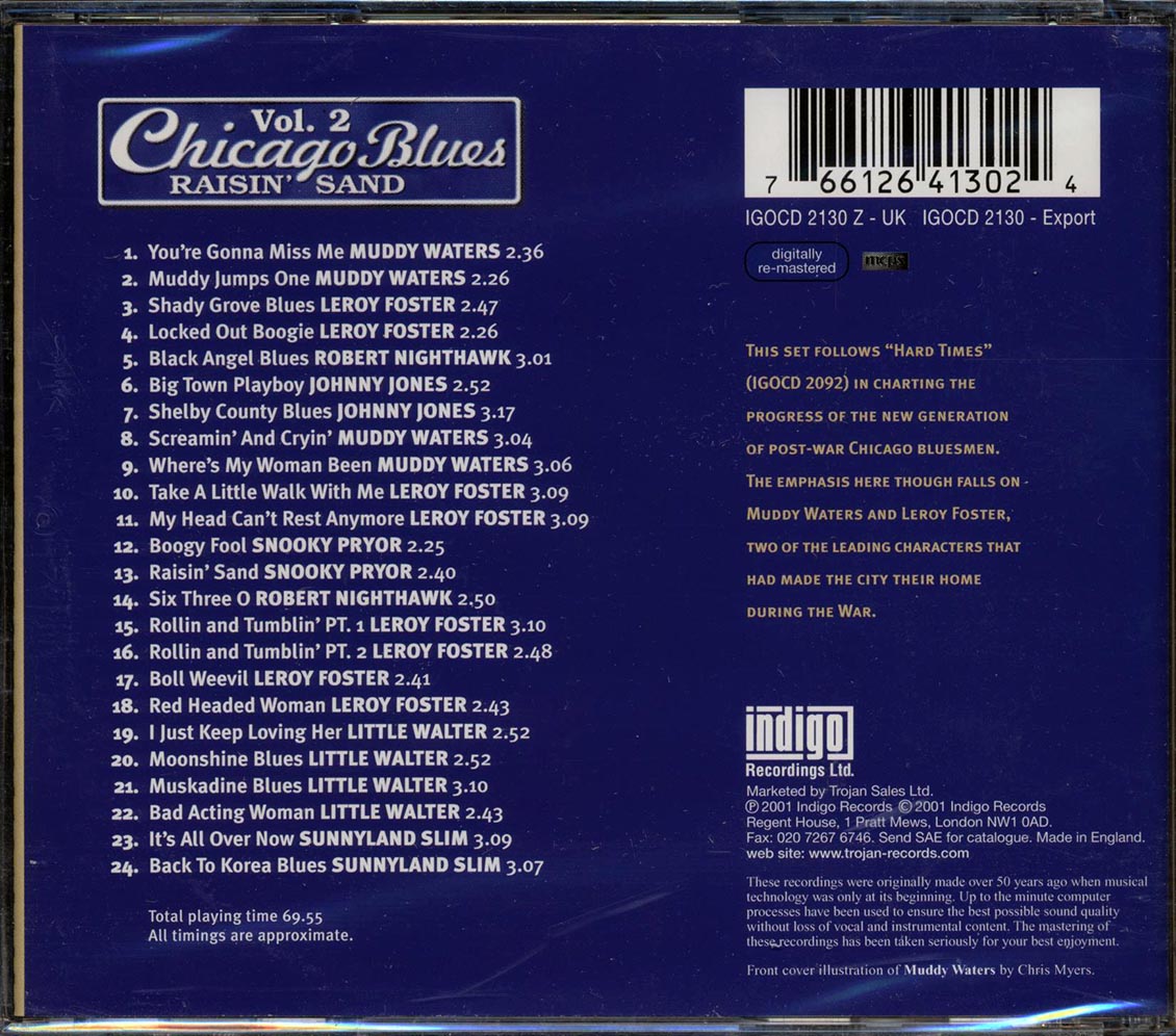 Muddy Waters, Leroy Foster, Johnny Jones, Etc. - Chicago Blues Volume 2: Raisin' Sand (24 tracks)