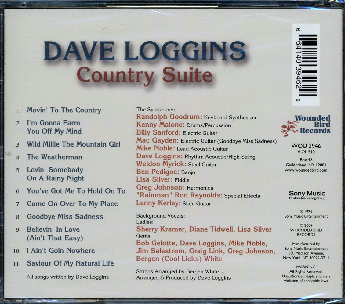 Dave Loggins - Country Suite
