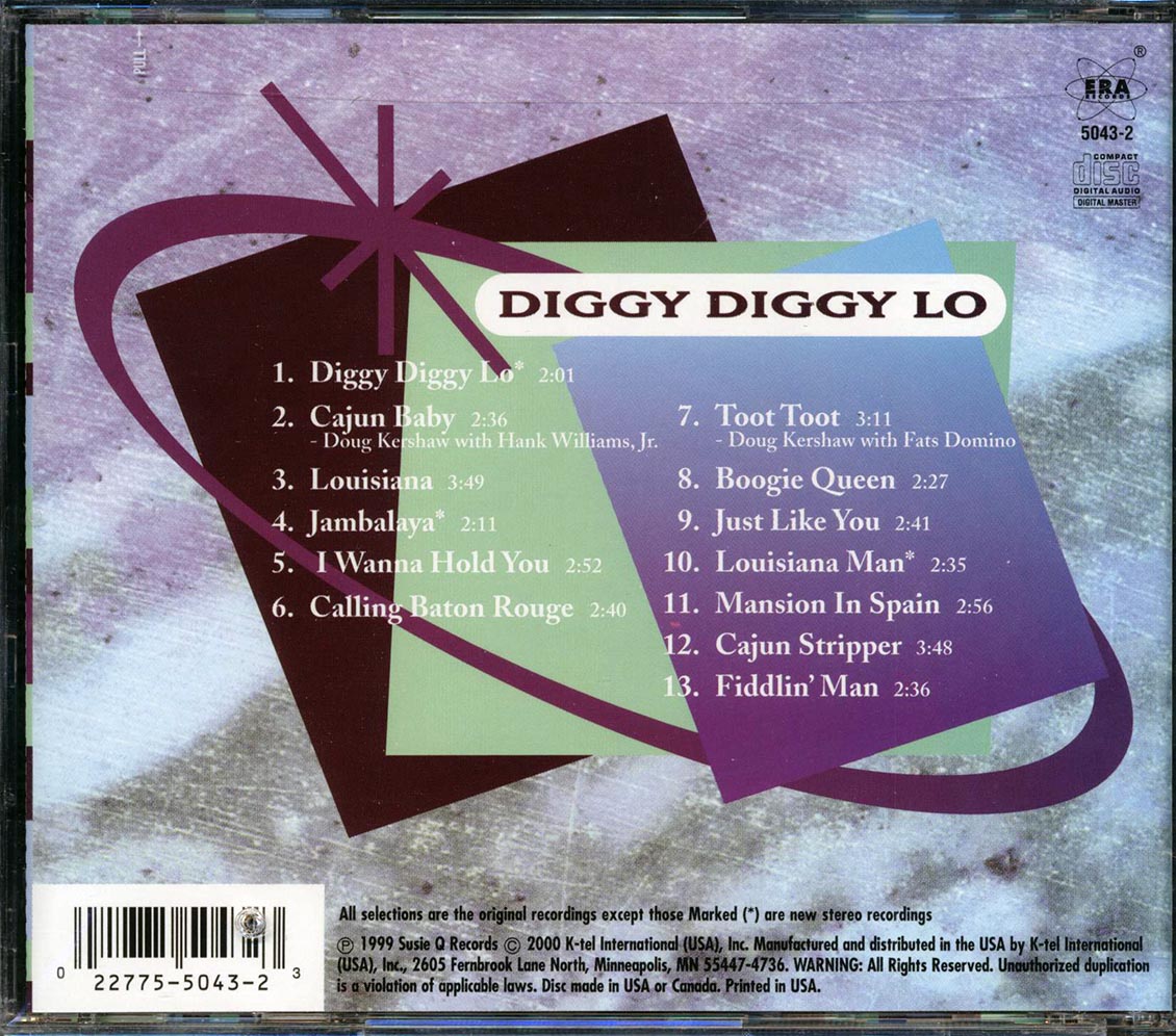 Doug Kershaw - Diggy Diggy Lo