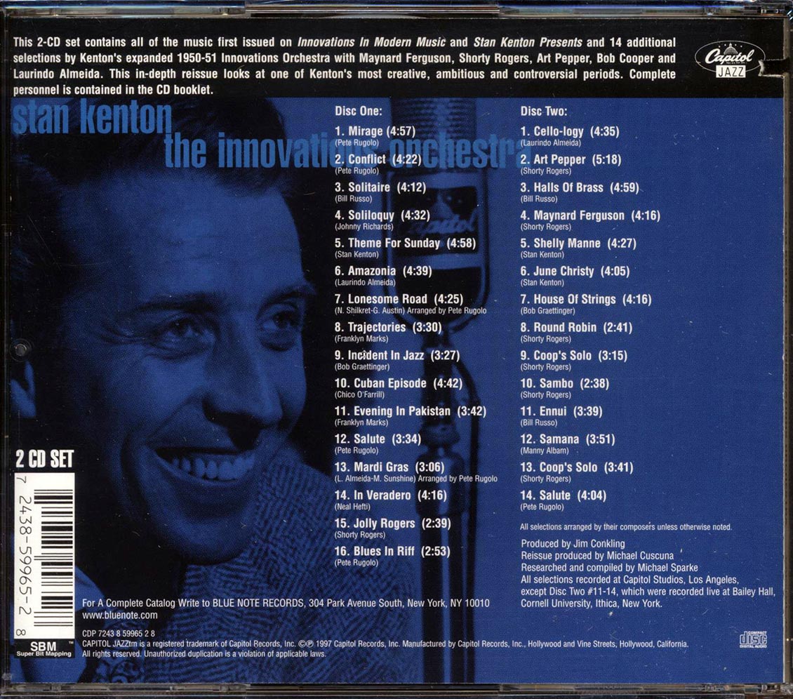 Stan Kenton - The Innovations Orchestra (30 tracks) (2xCD) (marked/ltd stock)