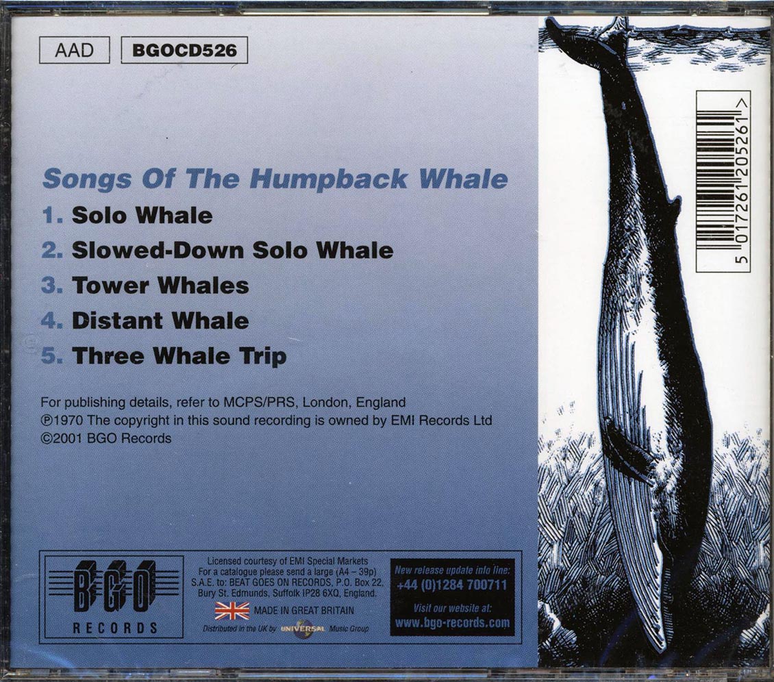 Humpback Whale - Songs Of The Humpback Whale (remastered)