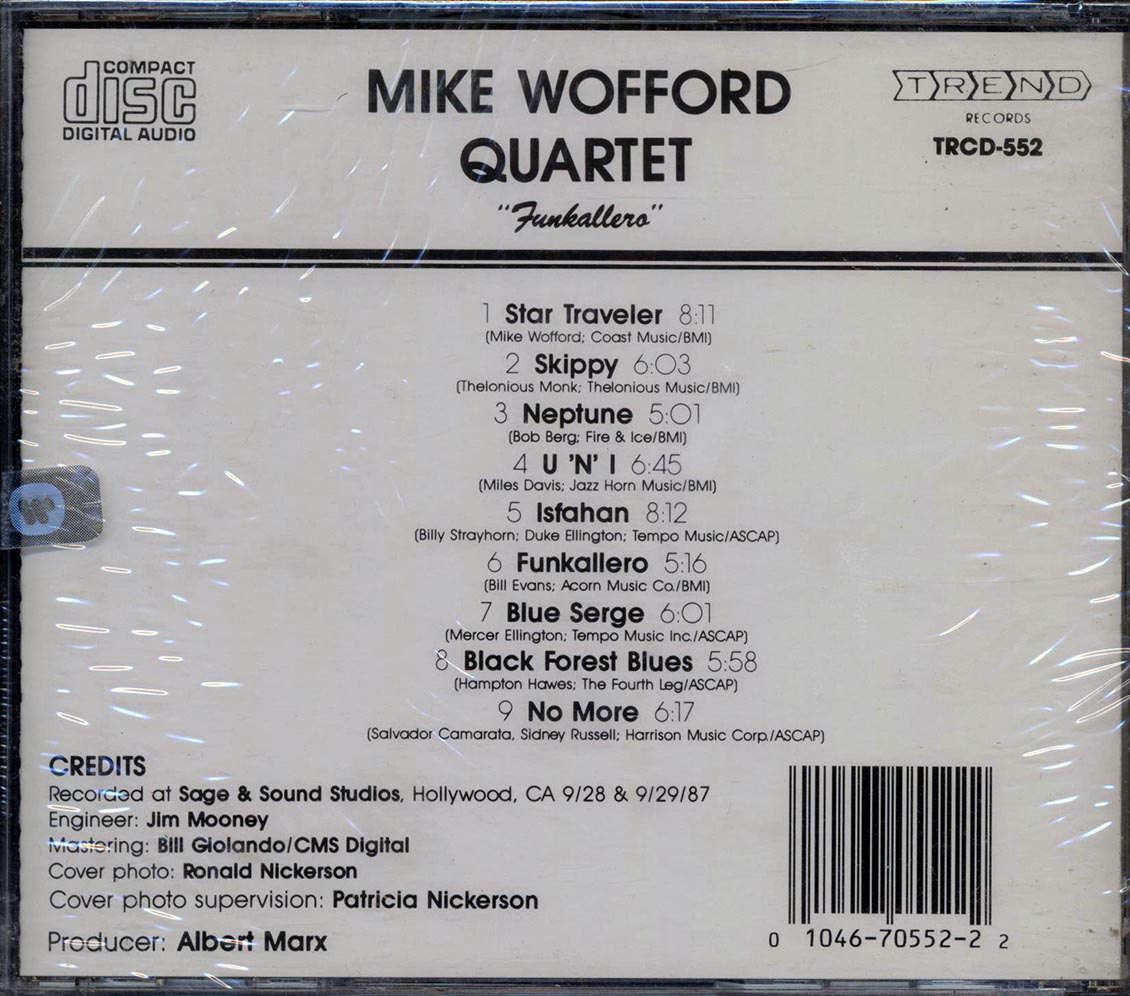 Mike Wofford Quartet - Funkallero