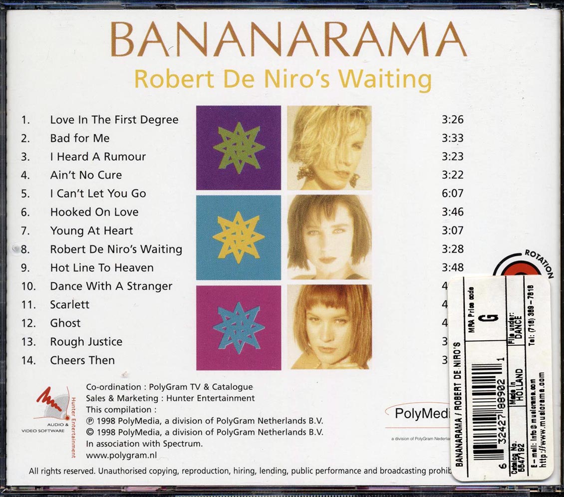 Bananarama - Robert De Niro's Waiting