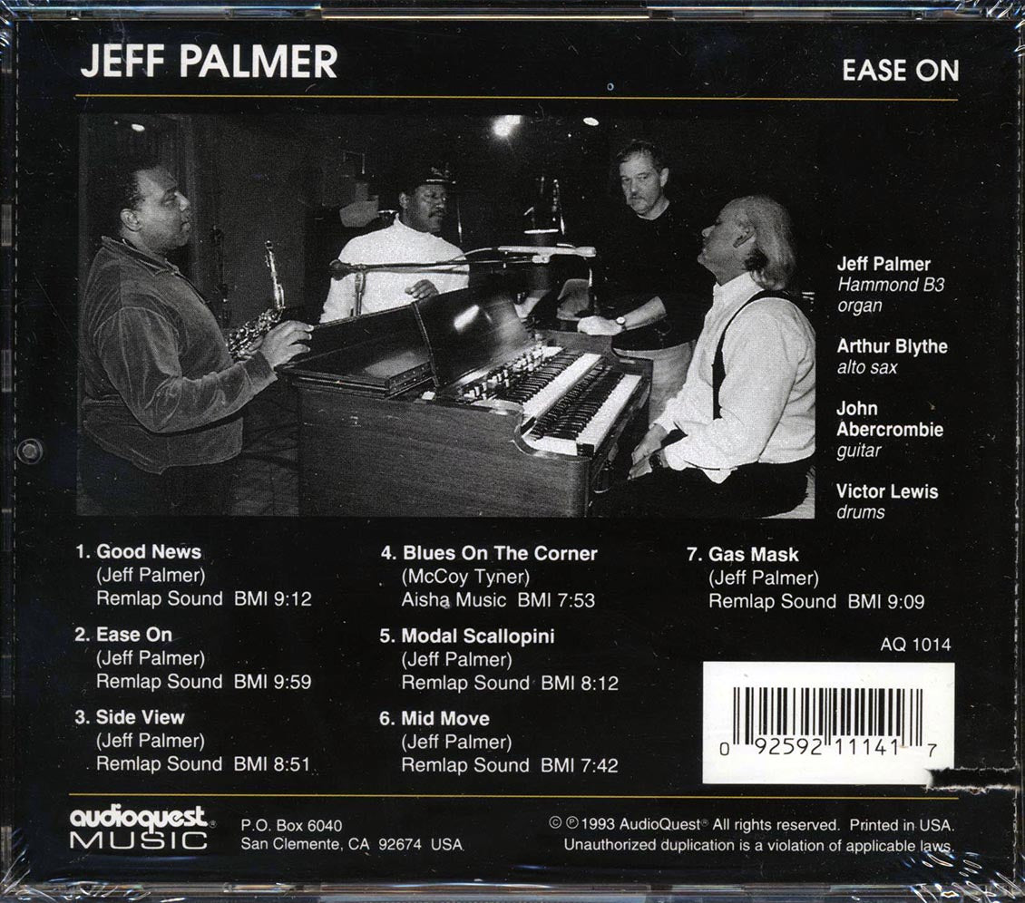 Jeff Palmer, John Abercrombie, Arthur Blythe, Victor Lewis - Ease On (marked/ltd stock)