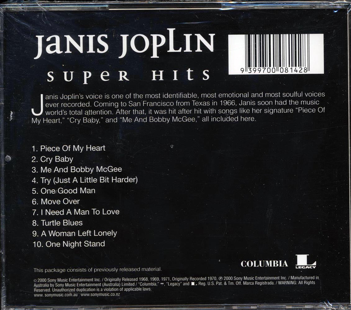 Janis Joplin - Super Hits