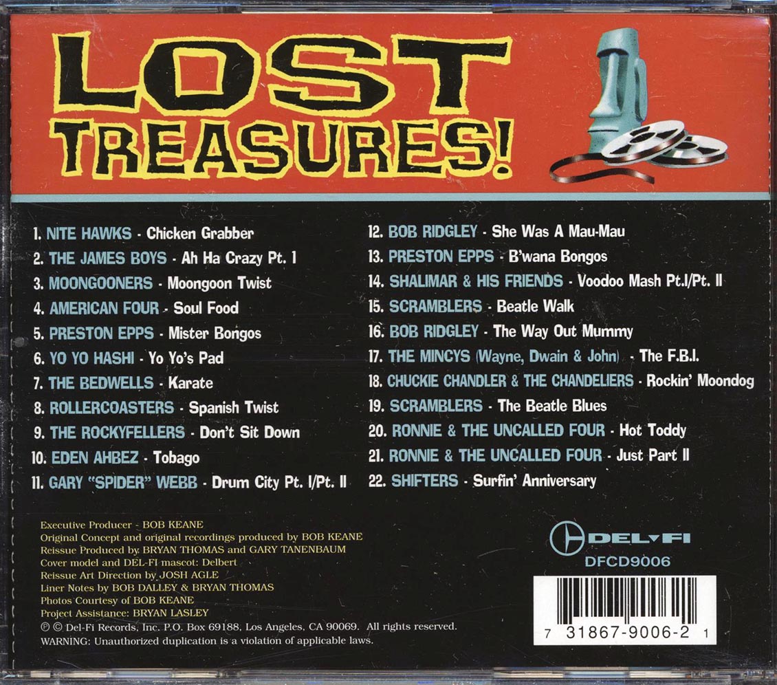 Nite Hawks, The James Boys, Moongooners, Etc. - Lost Treasures (22 tracks)