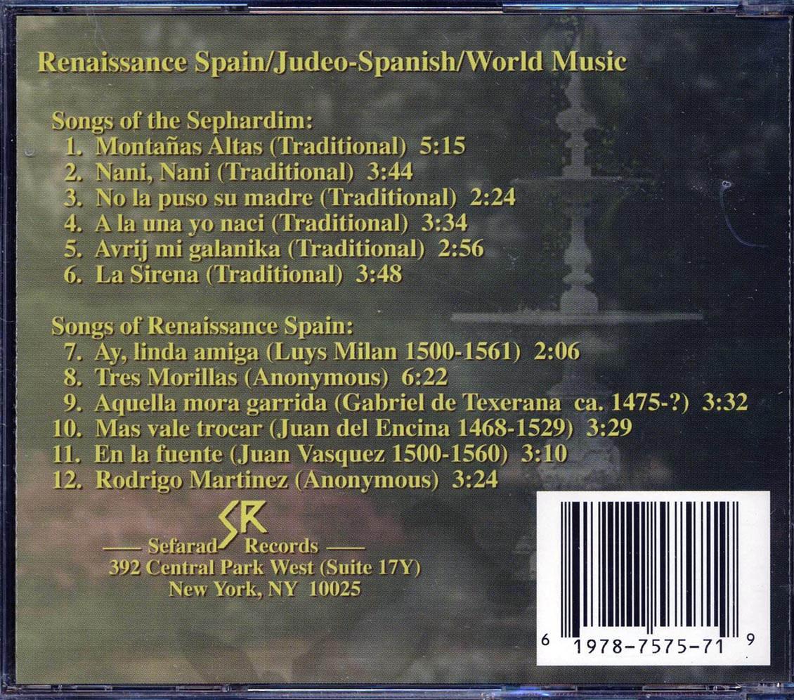 The Gerard Edery Ensemble, Linda Amiga - Love Songs Of The Sephardim And Renaissance Spain