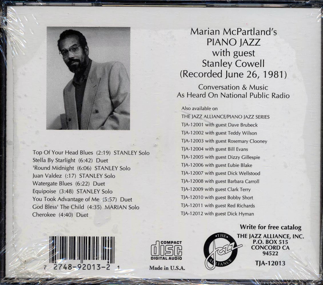 Marian McPartland, Stanley Cowell - Piano Jazz
