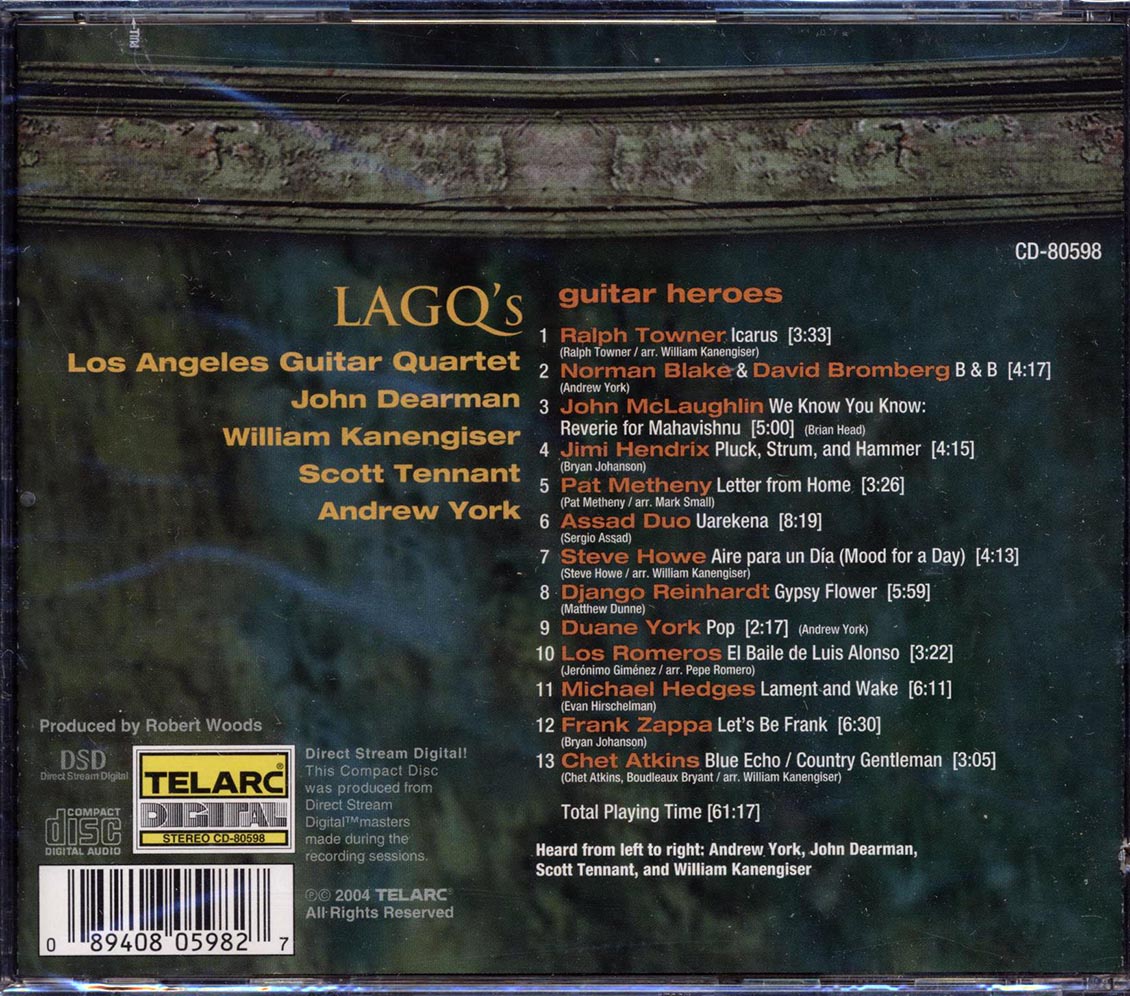 Los Angeles Guitar Quartet - LAGQ's Guitar Heroes (marked/ltd stock)