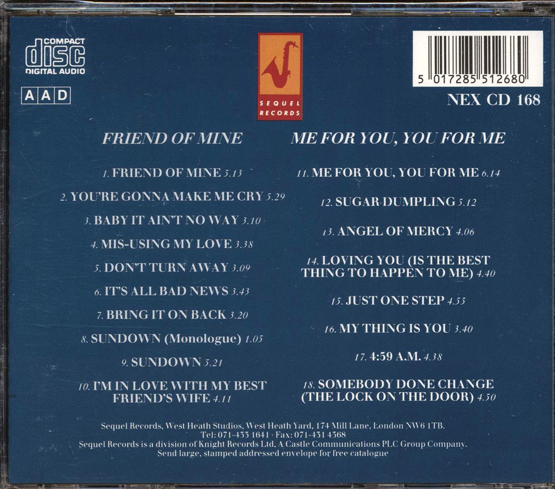 Little Milton - The TK Sessions (2 albums on 1 CD)
