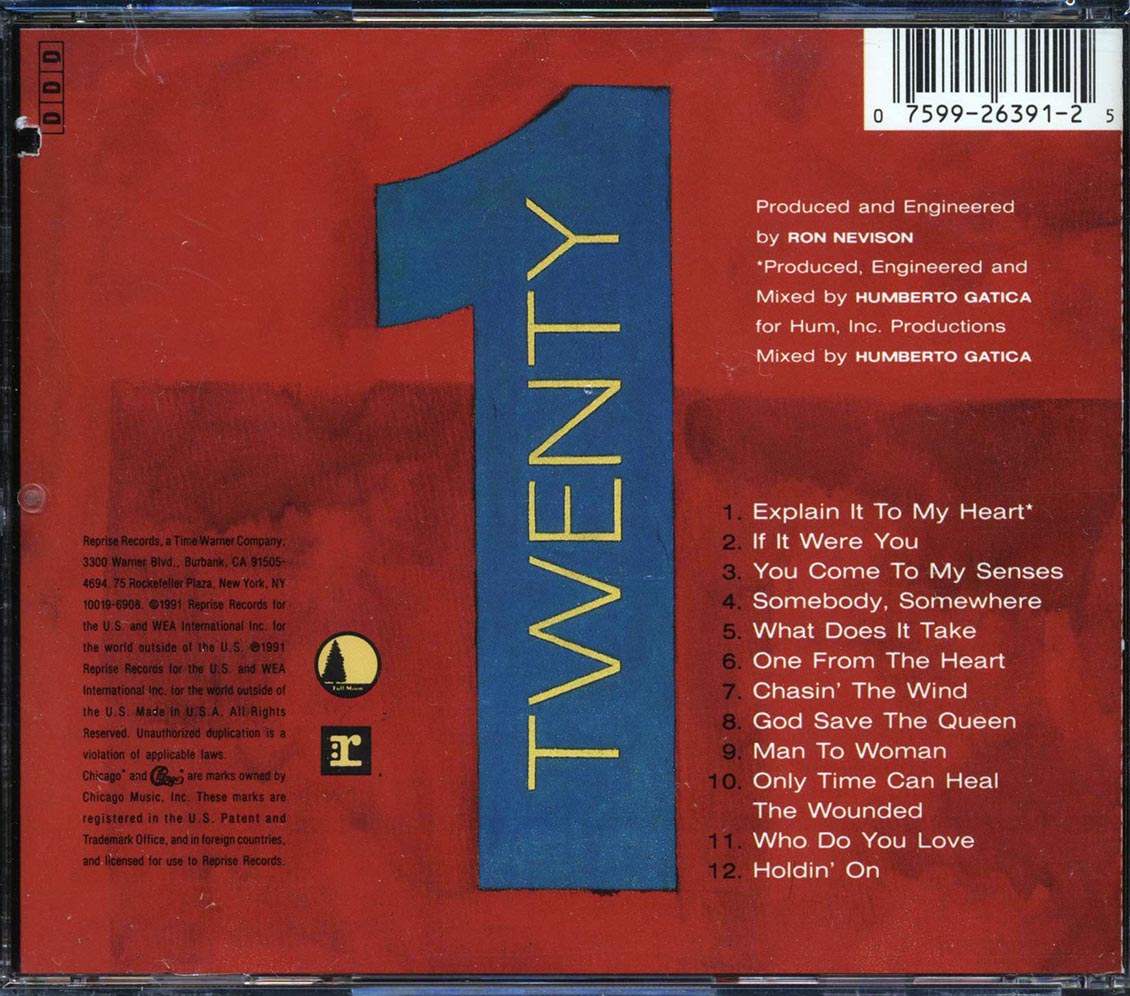 Chicago - Twenty 1 (marked/ltd stock)