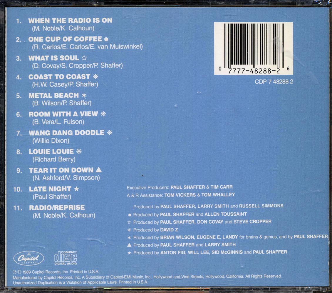 Paul Shaffer - Coast To Coast