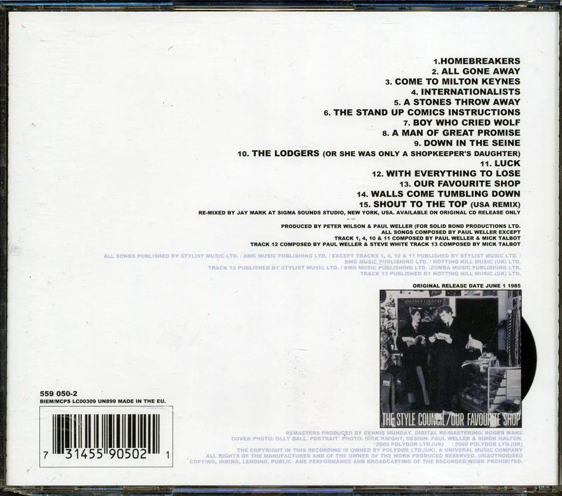 The Style Council - Our Favourite Shop