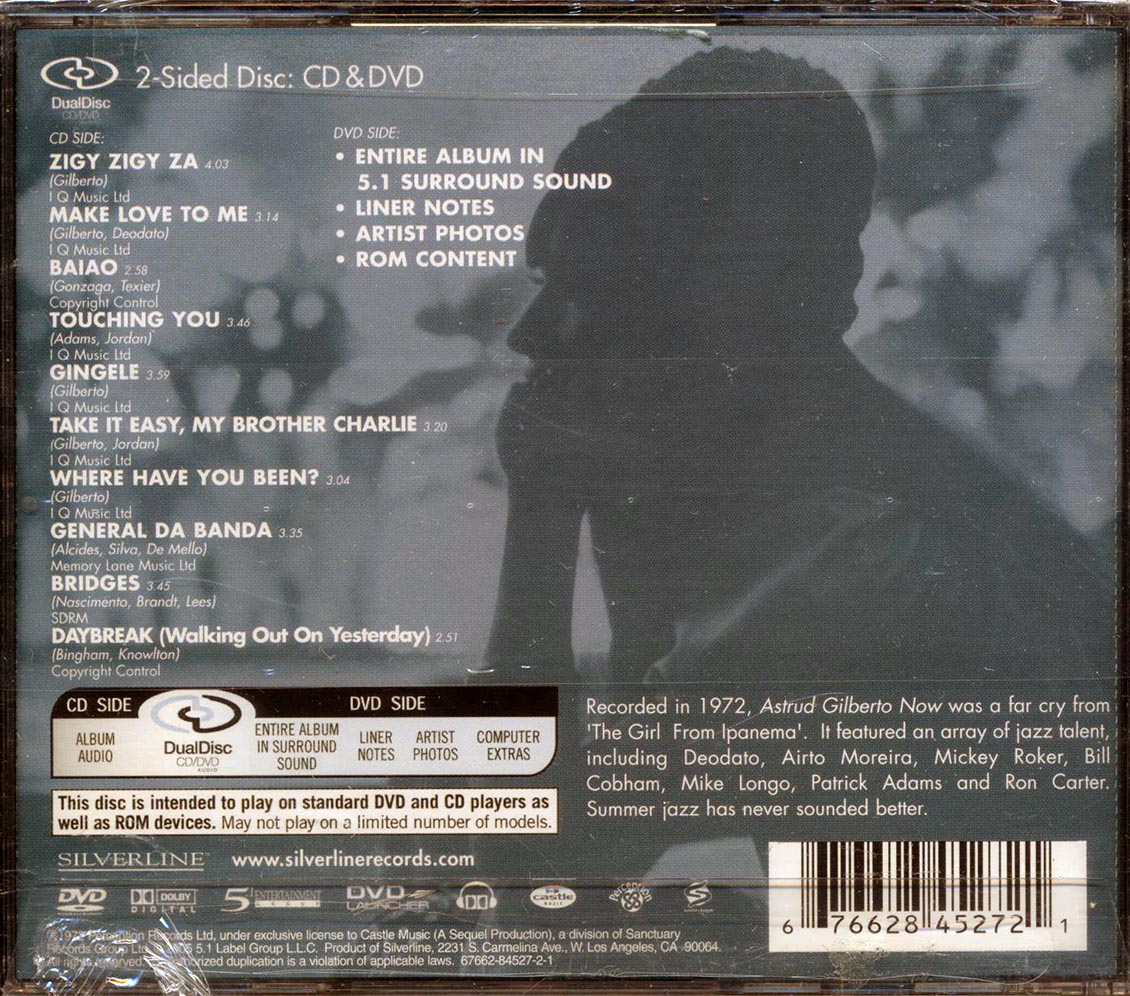 Astrud Gilberto - Now (CD/DVD dualdisc)