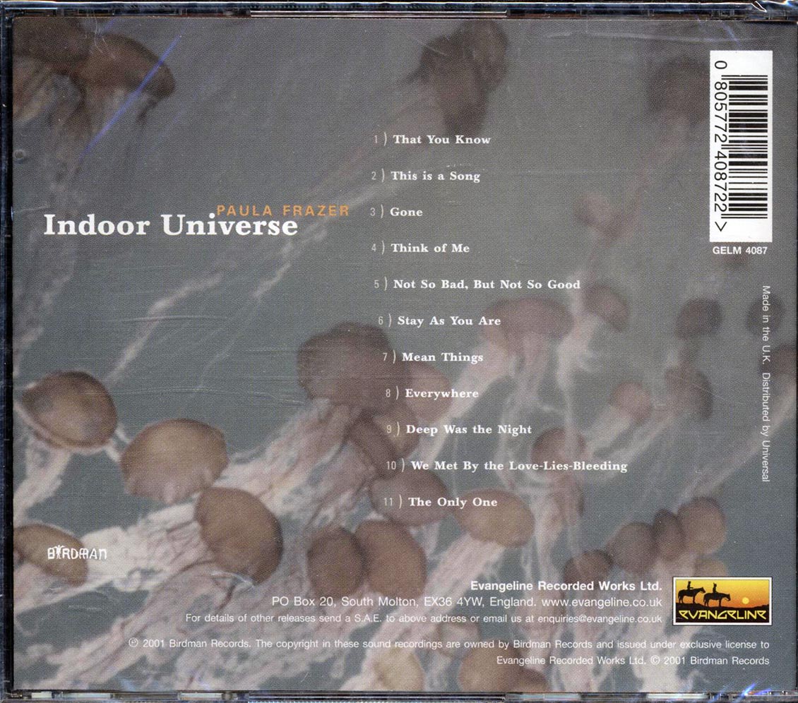 Paula Frazer - Indoor Universe