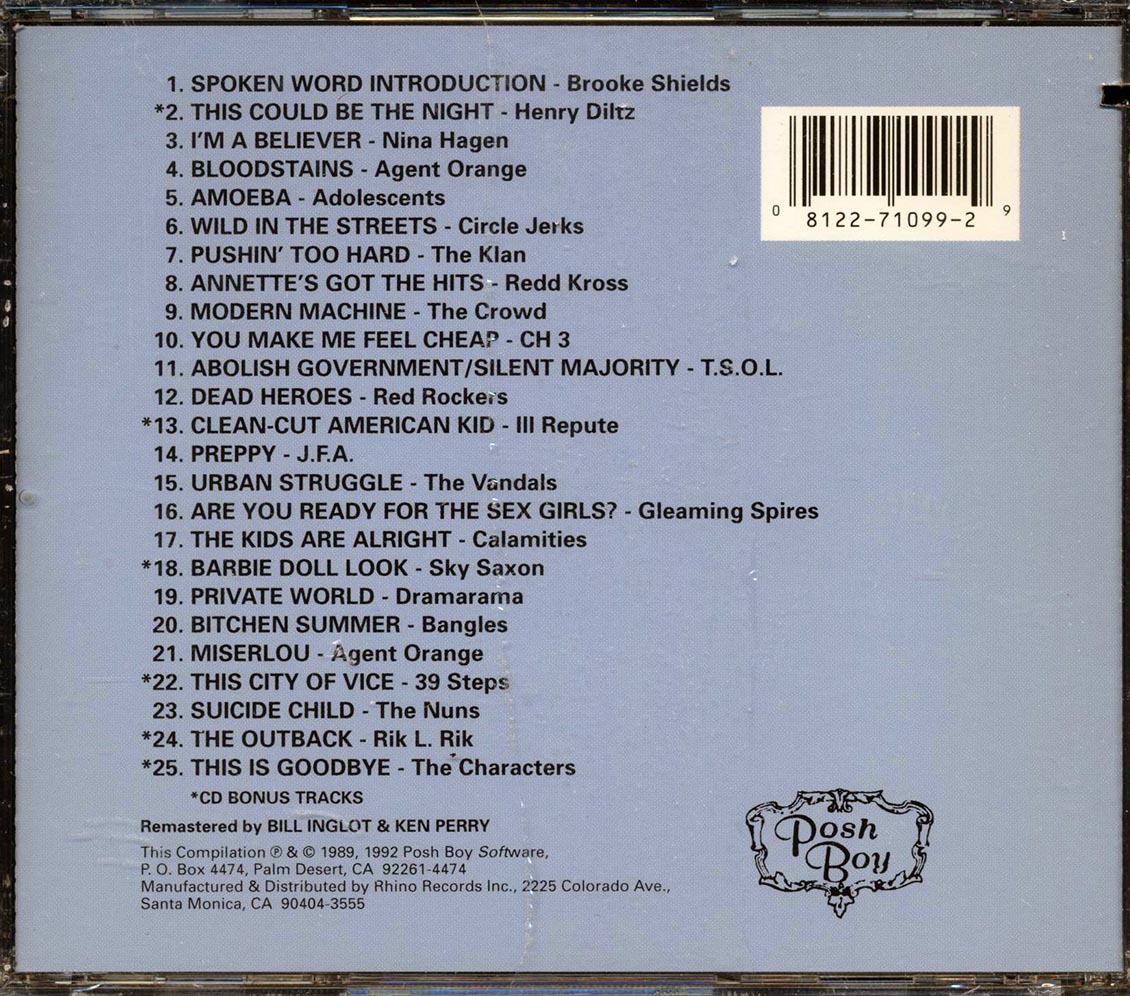 Brooke Shields, Henry Diltz, The Klan, Nina Hagen, Etc. - The Best Of Rodney On The Roq (marked/ltd stock)