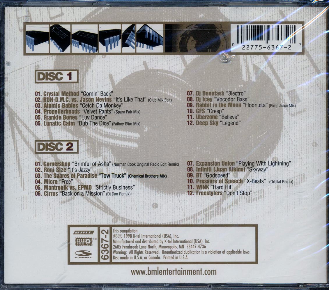 Atomic Babies, Run-DMC, The Crystal Method, Etc. - Digital Empire 2: The Aftermath (24 tracks) (2xCD) (marked/ltd stock)