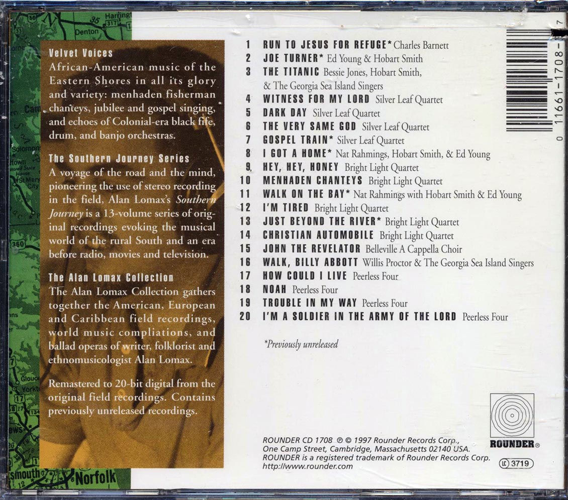 Charles Barnett, Ed Young, Silver Leaf Quartet, Hobart Smith, Etc. - Southern Journey Volume 8 (marked/ltd stock)