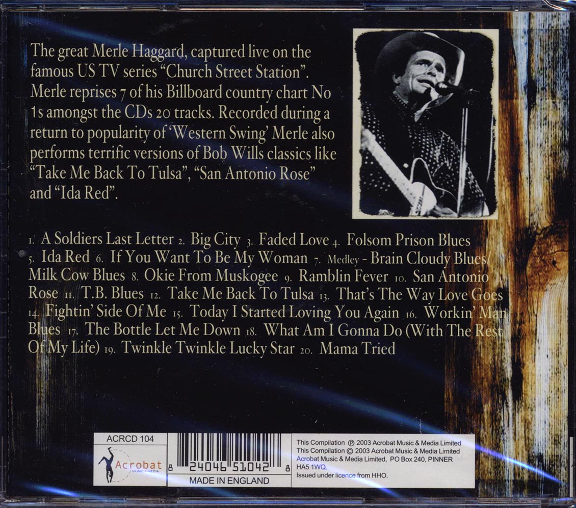 Merle Haggard - Live At Church Street Station