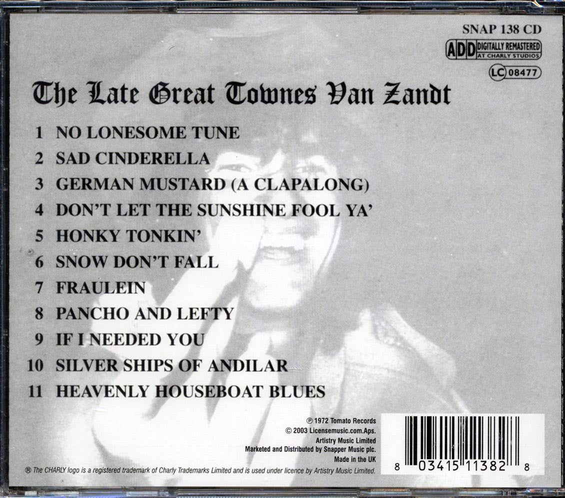 Townes Van Zandt - The Late Great Townes Van Zandt
