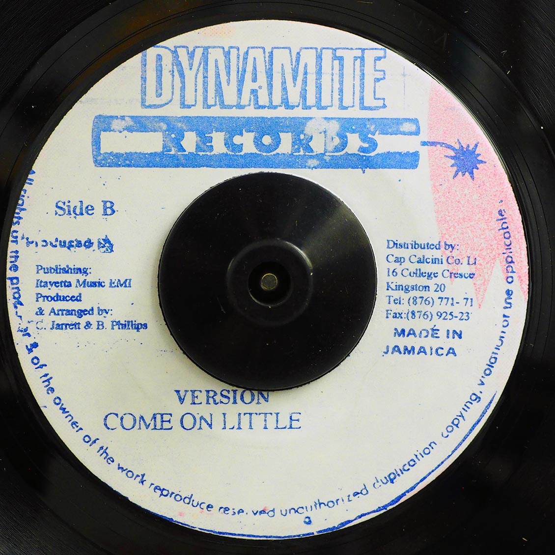 Lone Ranger - Love Affair  /  Version (rhythm: "Come On Little Girl AKA Reggae Stepper - Whining Skill")