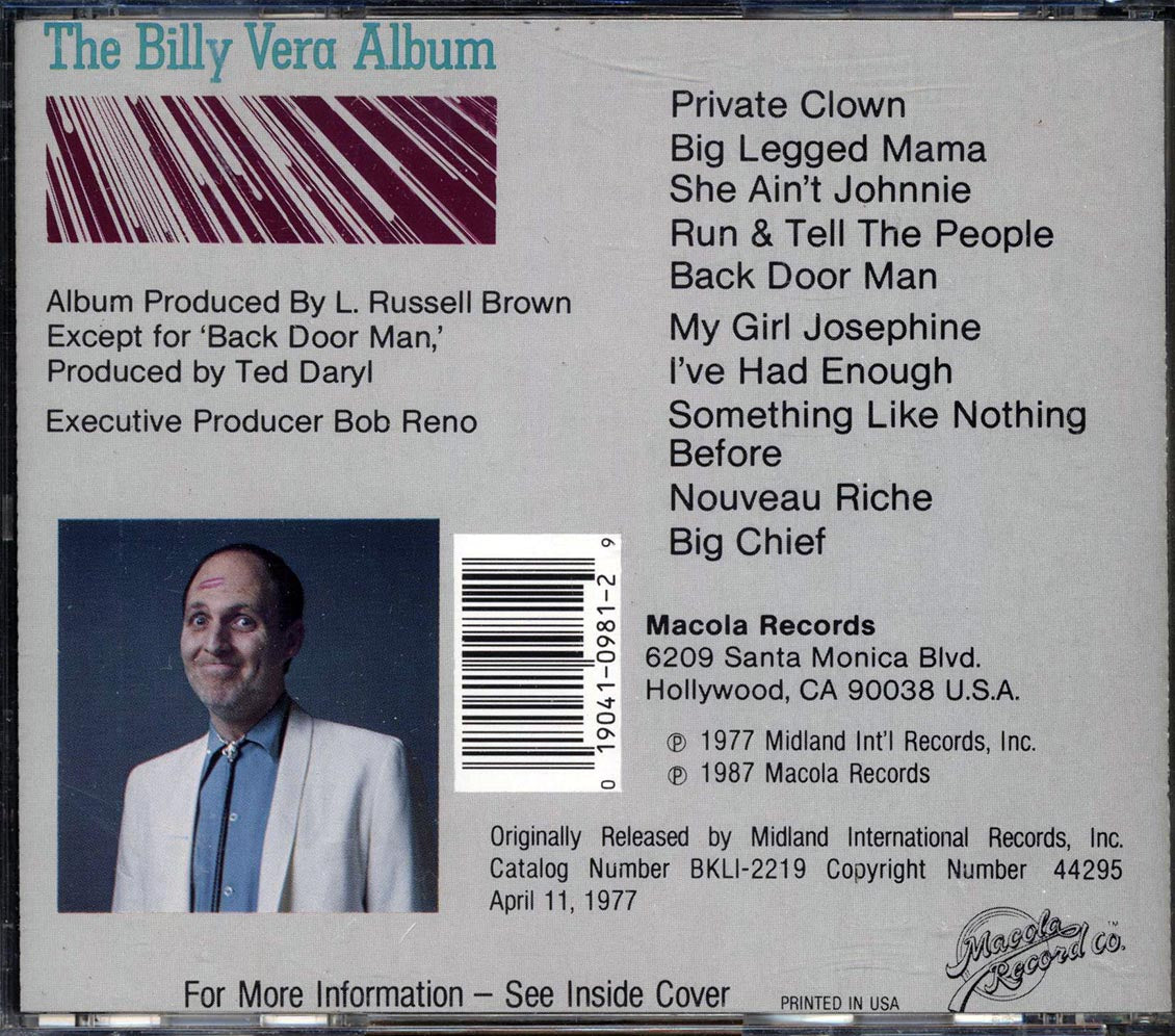 Billy Vera - The Billy Vera Album