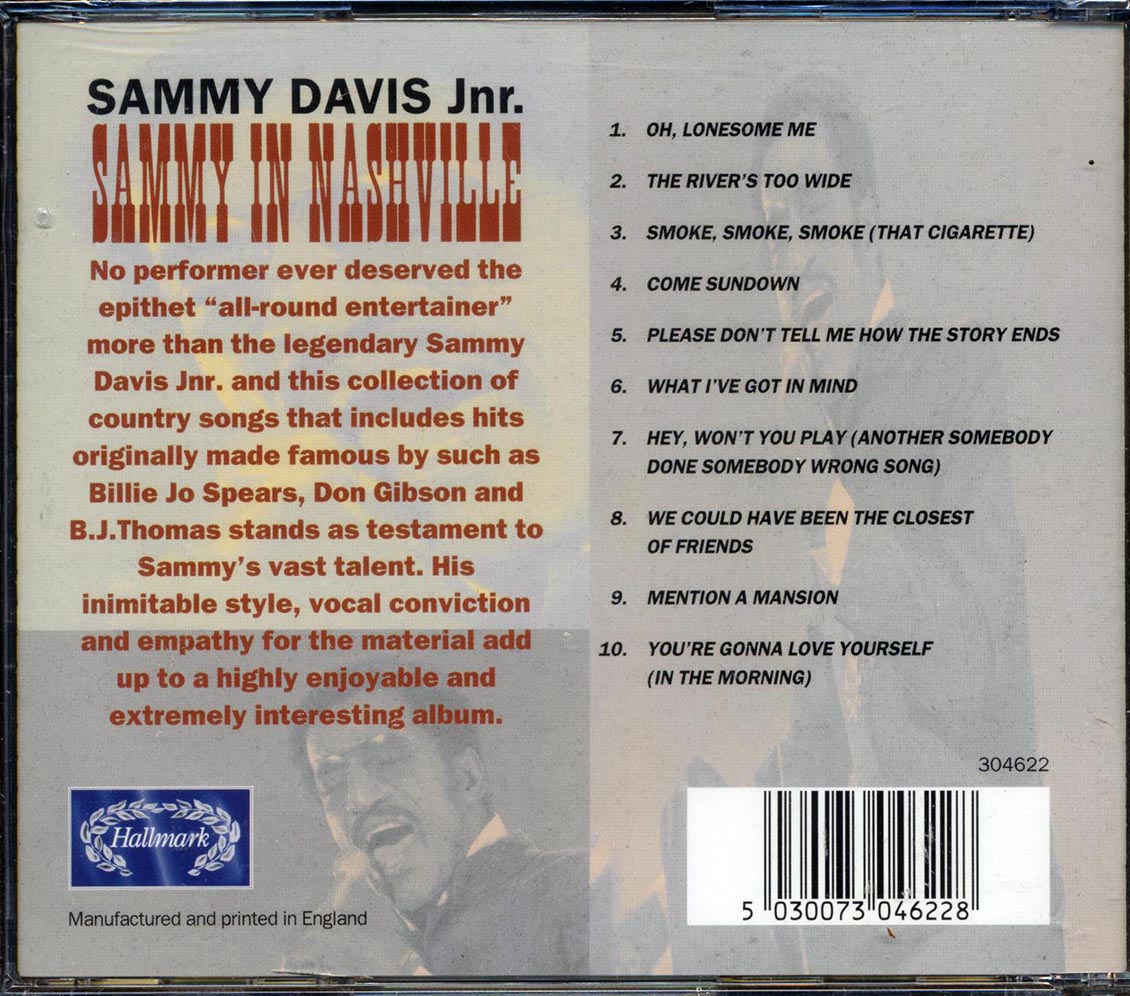 Sammy Davis Jr. - Sammy In Nashville: Great Country Standards