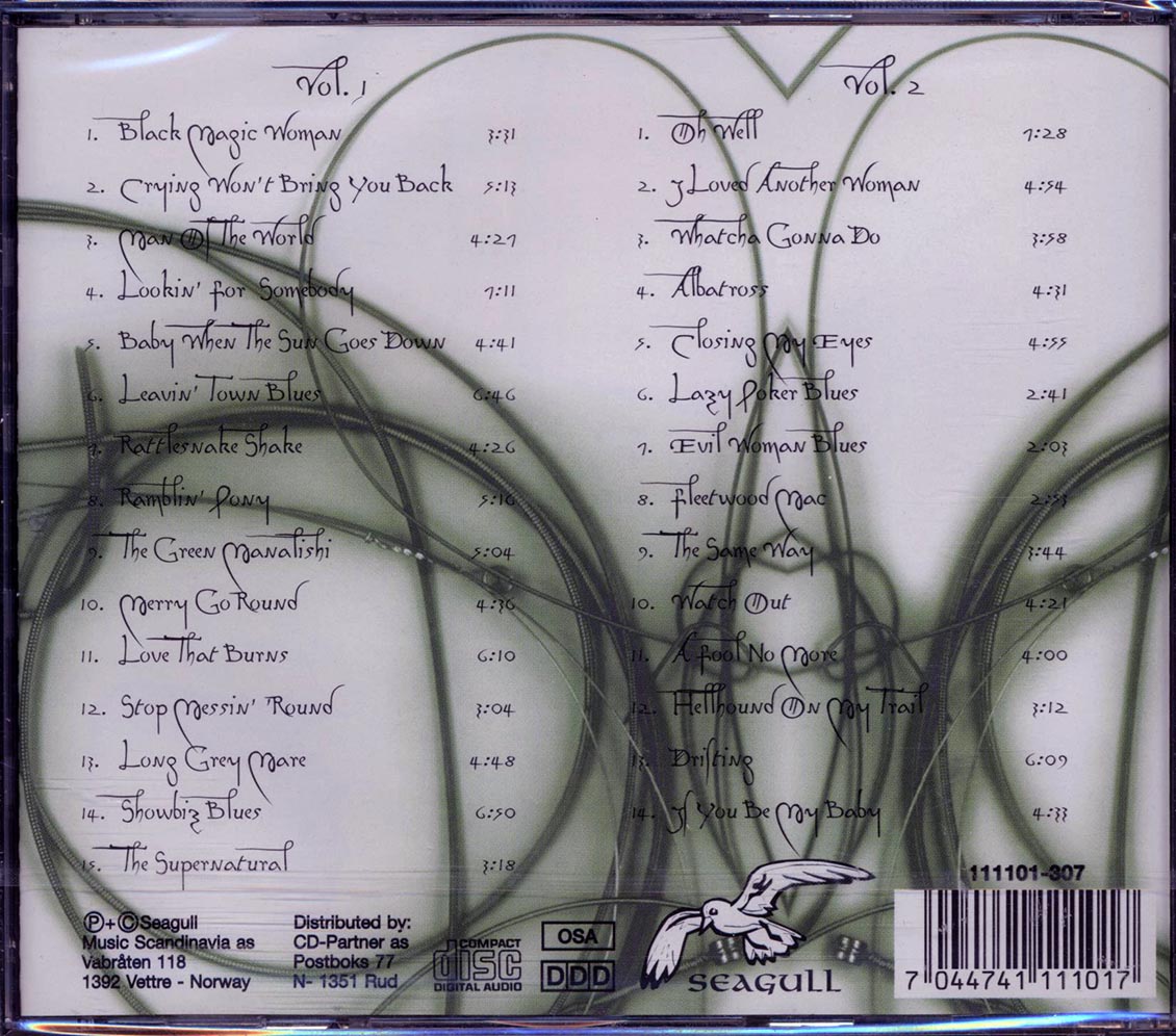 Various - Peter Green Songbook: A Tribute To His Work In Two Volumes (30 tracks) (2xCD)