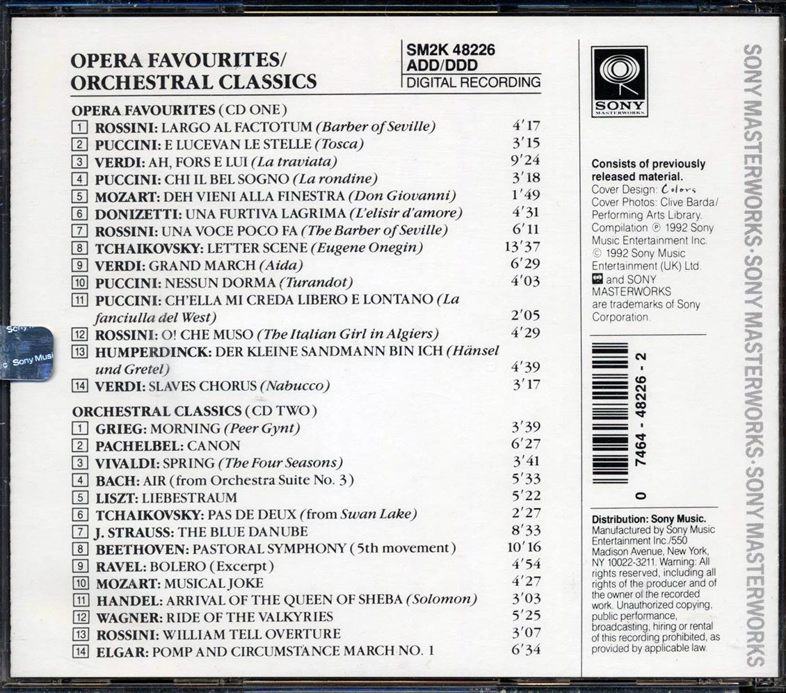 Various - Take 2: Opera Favourites + Orchestral Classics (2xCD)