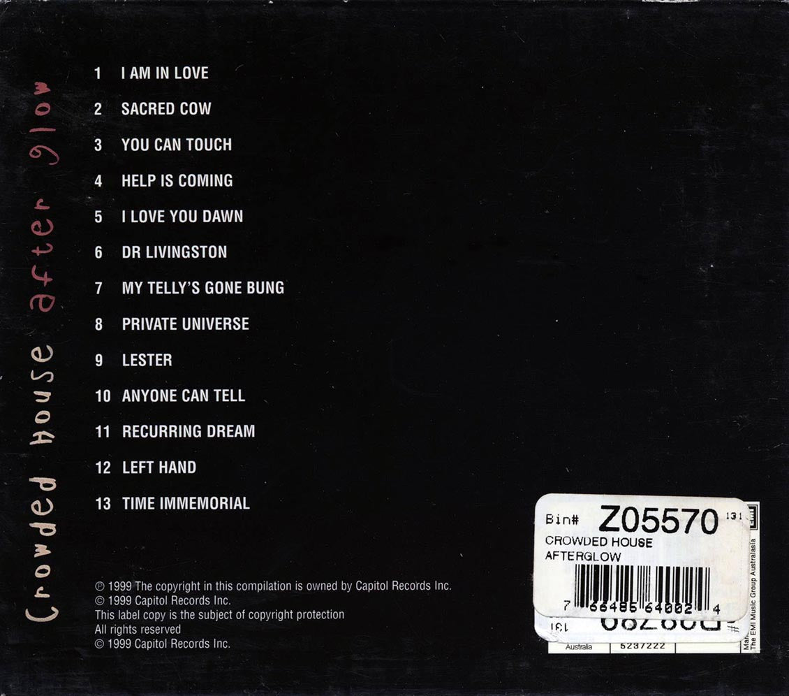 Crowded House - Afterglow (incl. 8-page booklet)