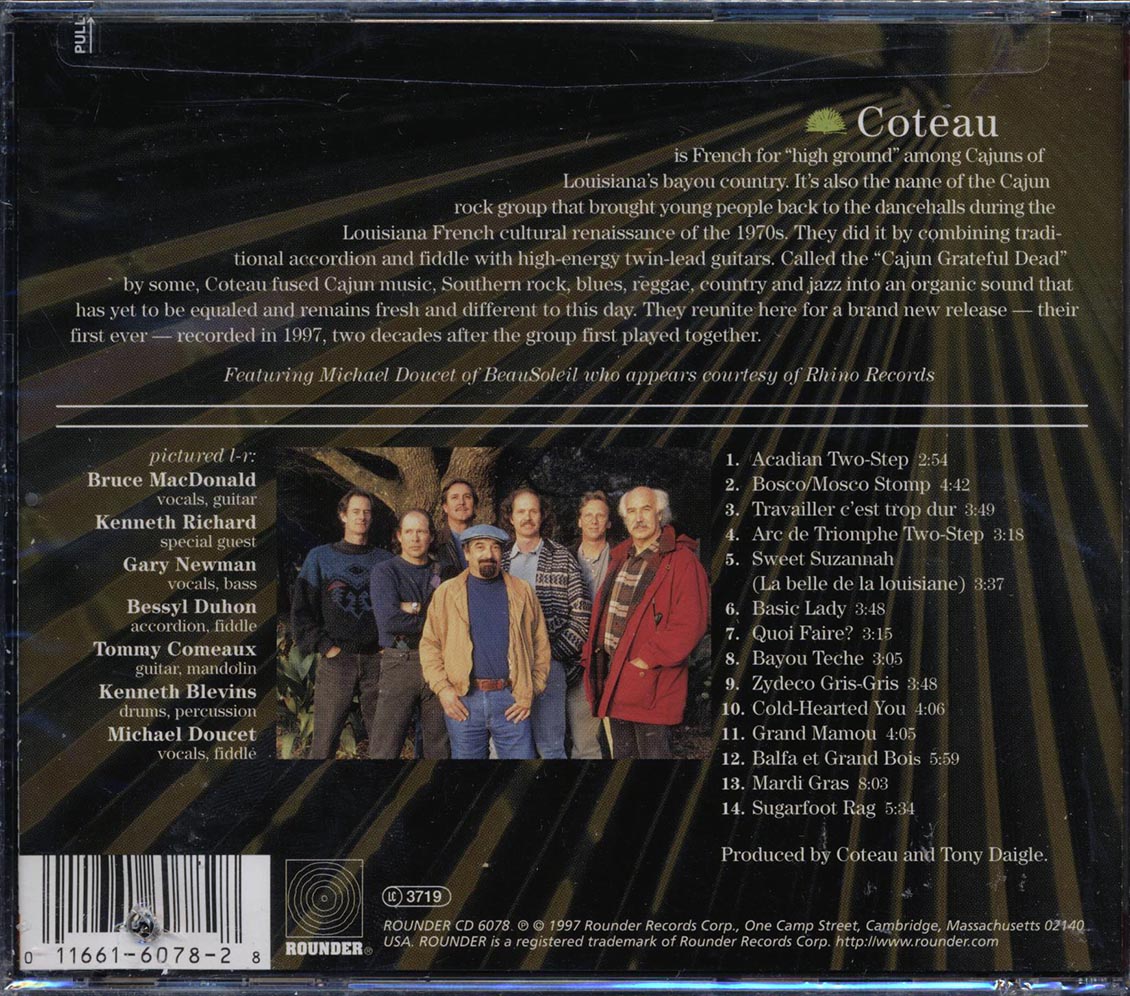 Coteau - Highly Seasoned Cajun Music (marked/ltd stock)