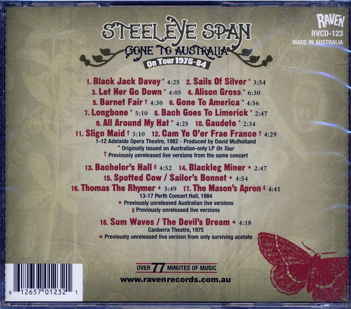 Steeleye Span - Gone To Australia: On Tour 1975-84