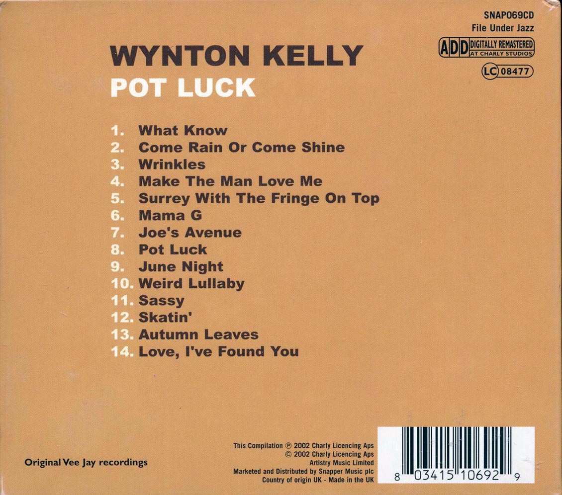 Wynton Kelly - Pot Luck