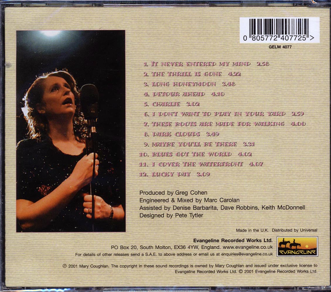 Mary Coughlan - Long Honeymoon