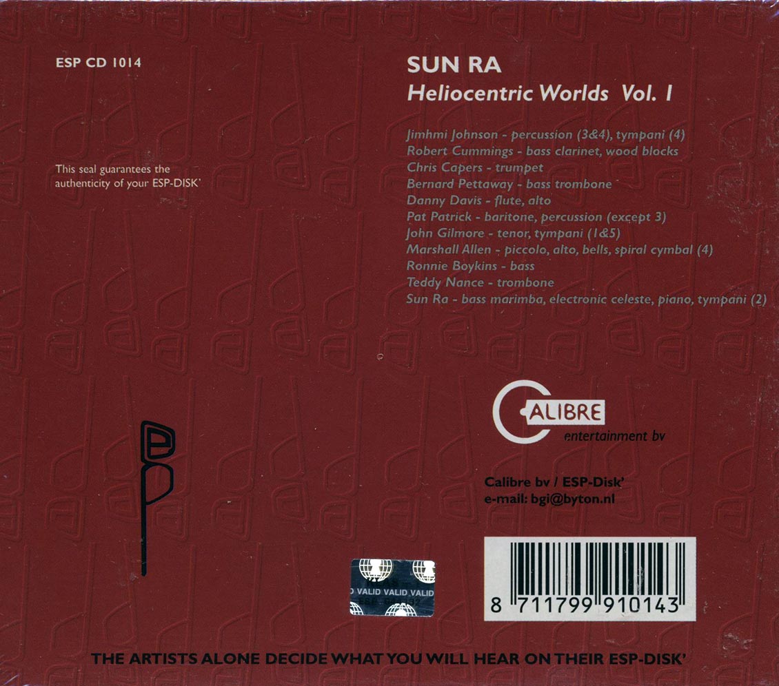 Sun Ra - The Heliocentric Worlds Of Sun Ra Volume 1
