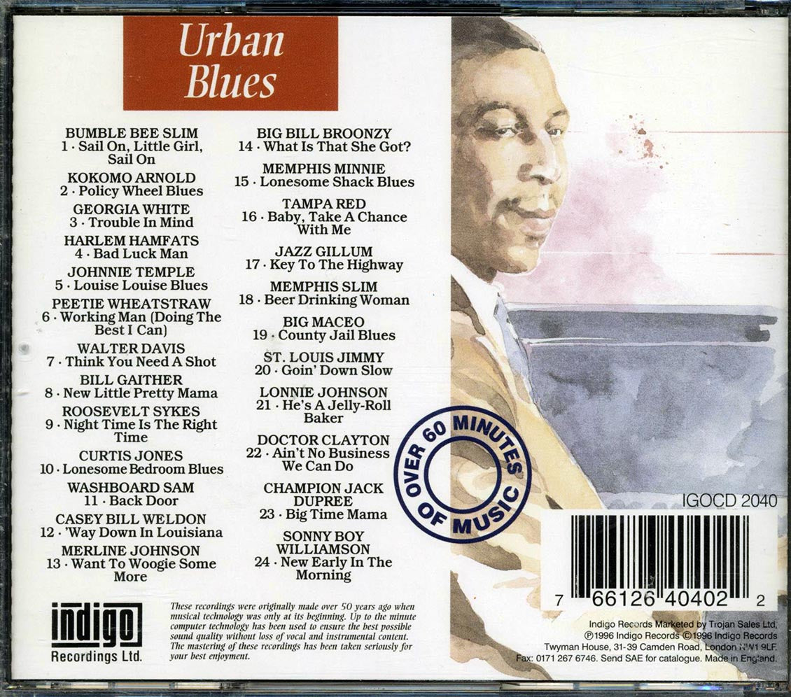 Bumble Bee Slim, Kokomo Arnold, Georgia White, Etc. - Need A Shot: The Essential Recordings Of Urban Blues (24 tracks)