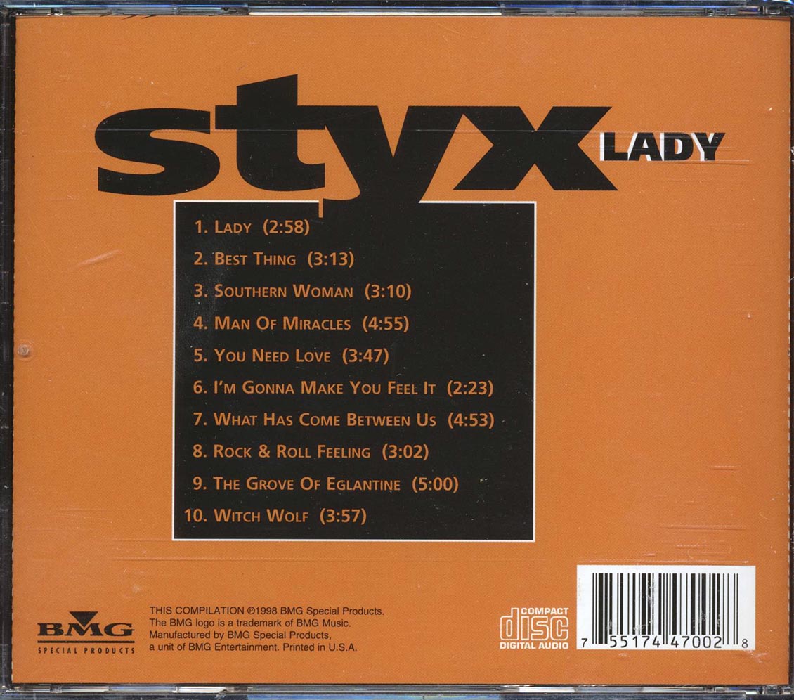 Styx - Lady: The Encore Collection