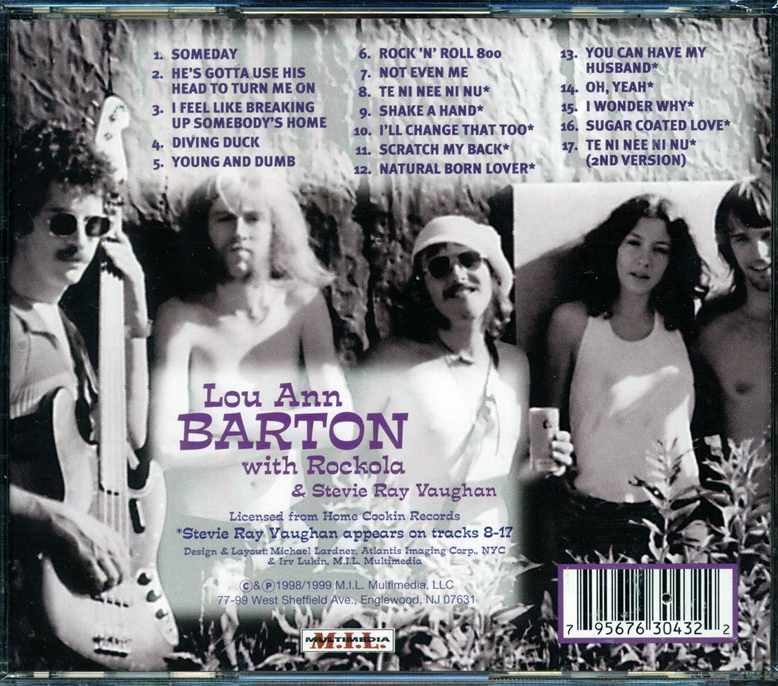 Lou Ann Barton, Rockola, Stevie Ray Vaughan - Sugar Coated Love