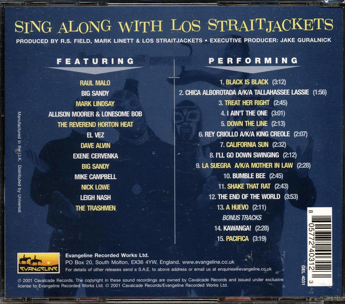 Los Straitjackets - Sing Along With Los Straitjackets