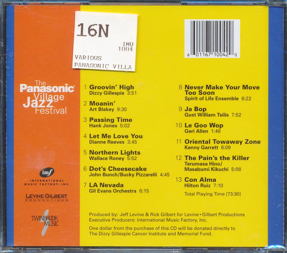 Gil Evans, Dizzy Gillespie, Art Blakey, Etc. - The Panasonic Village Jazz Festival