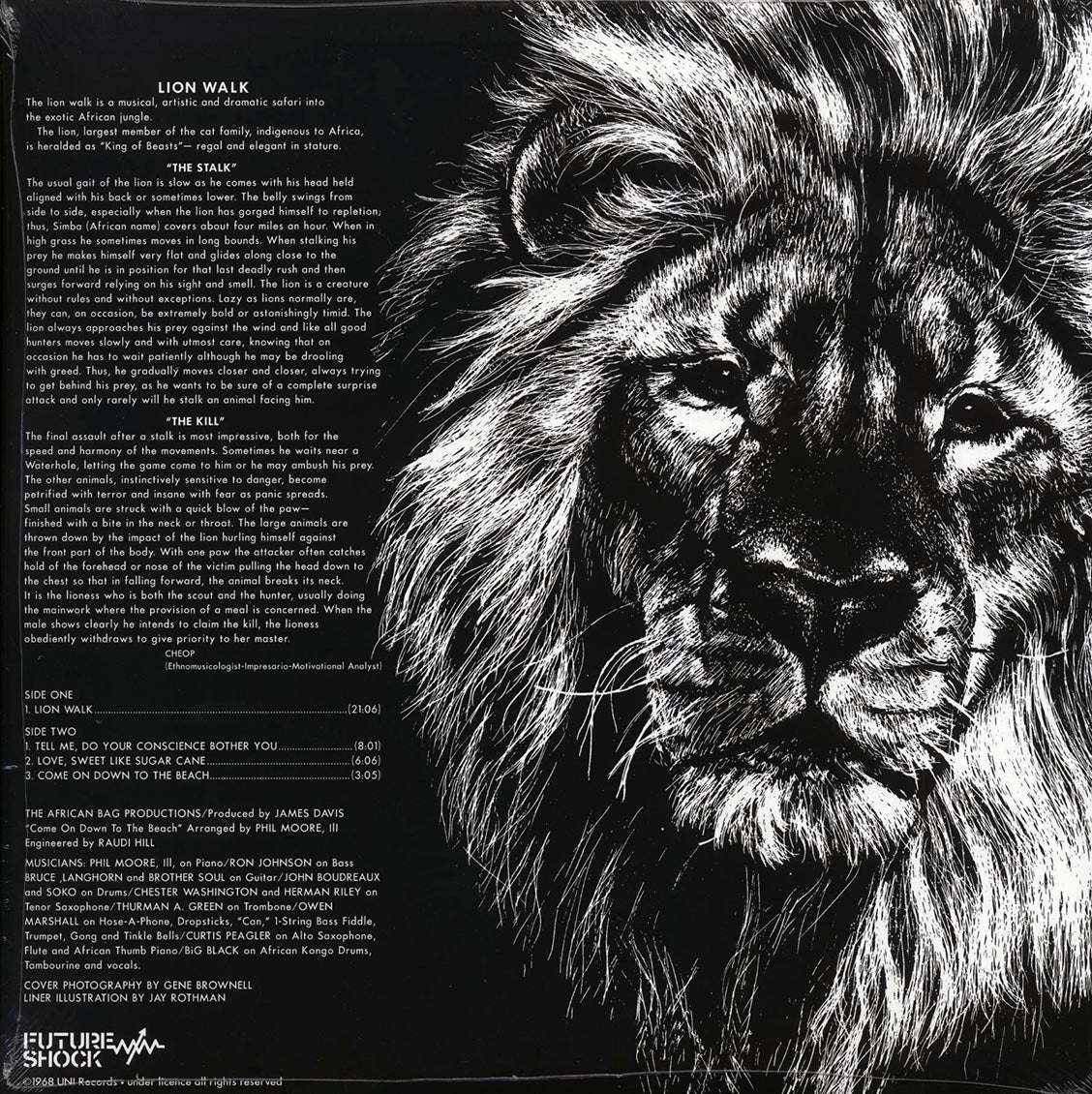Big Black - Lion Walk (ltd. 500 copies made) (180g) (purple vinyl)