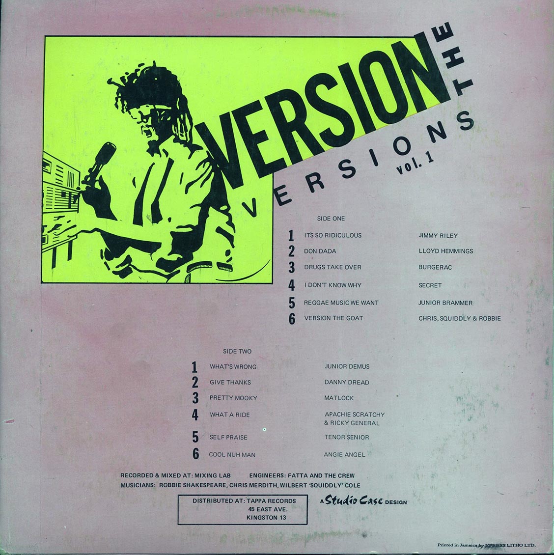 Jr. Demus, Lloyd Hemmings, Danny Dread, Etc. - Version The Versions Volume 1 (rhythm: "Nanny Goat") (Jamaica press) (orig. press)
