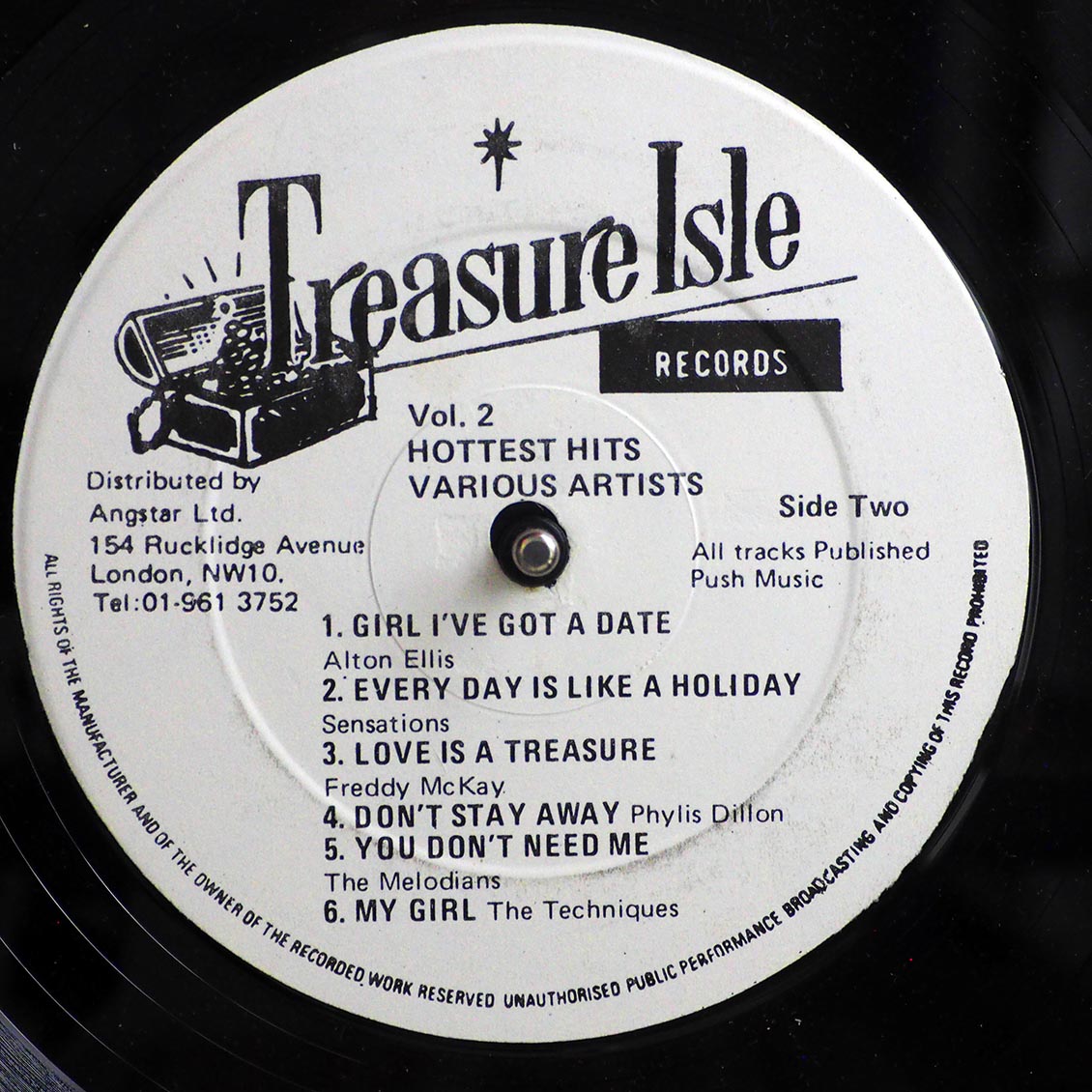 Phyllis Dillon, Alton Ellis, The Techniques, The Melodians, Etc. - Hottest Hits Volume 2 (ltd. ed.)