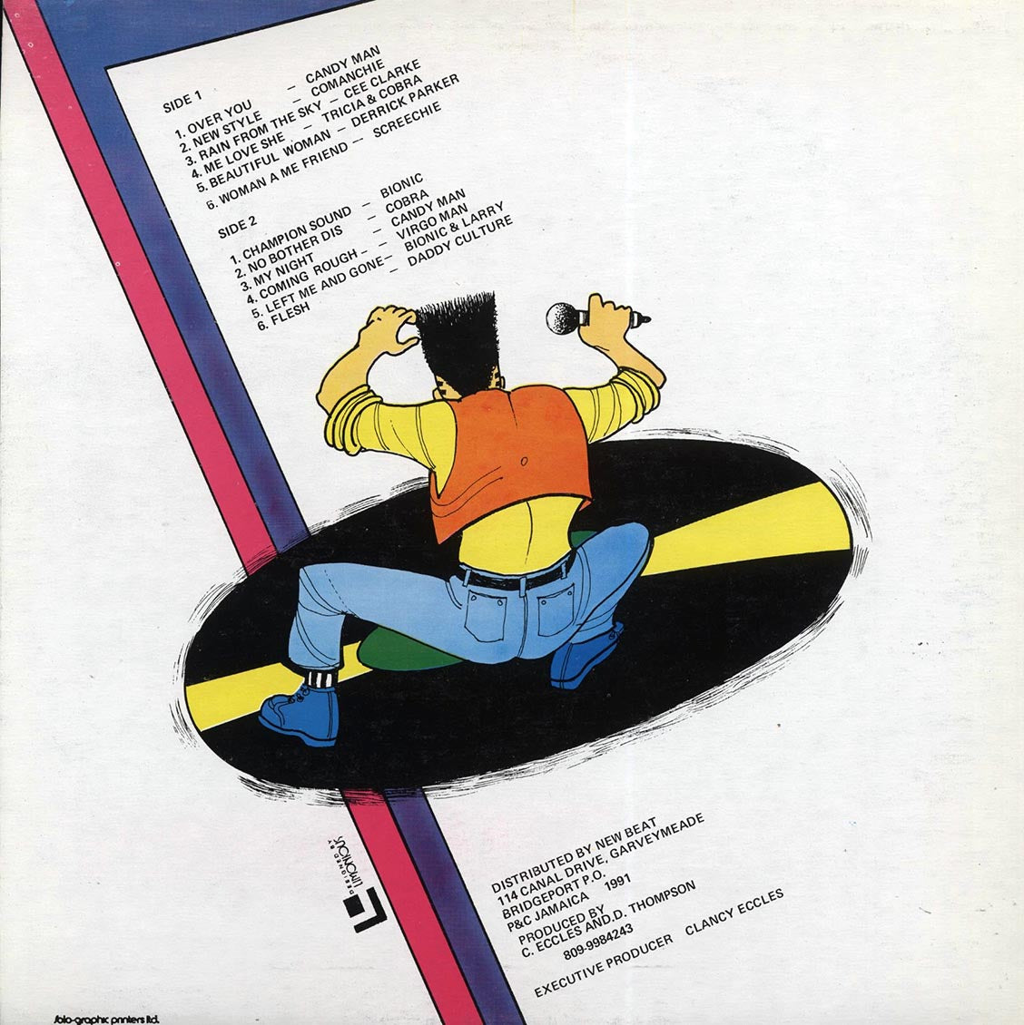 Derrick Parker, Candy Man, Virgo Man, Daddy Culture, Etc. - Dance Hall Youth Splash Volume 1 (Jamaica press) (orig. press)