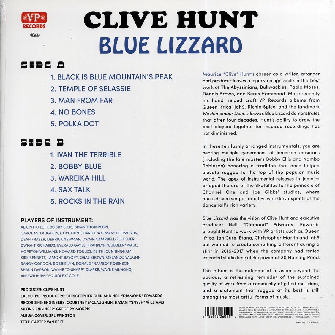 Clive Hunt - Blue Lizzard