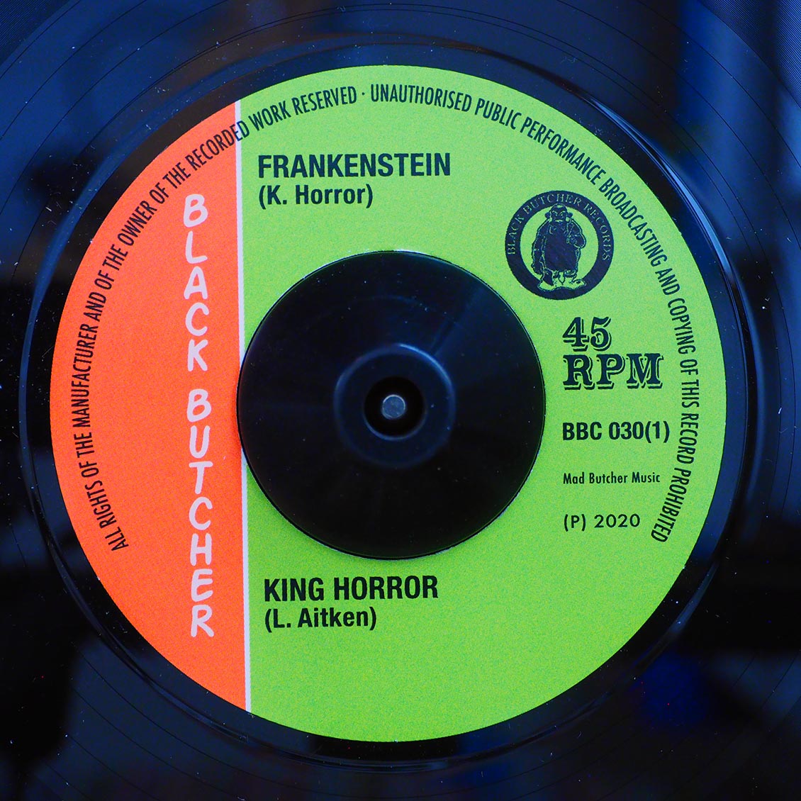 King Horror - Frankenstein  /  Winston Groovy - I Can't Stand It