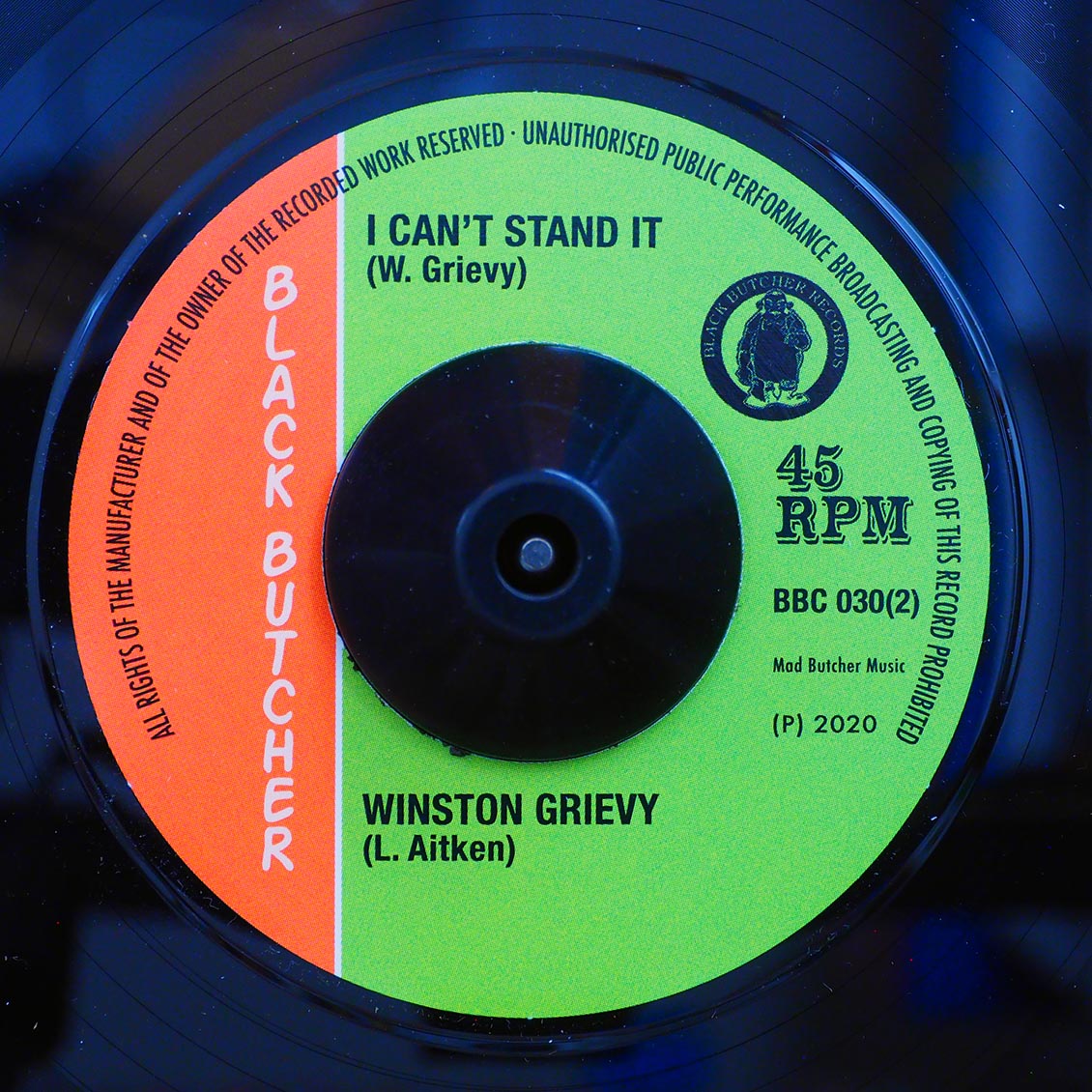 King Horror - Frankenstein  /  Winston Groovy - I Can't Stand It