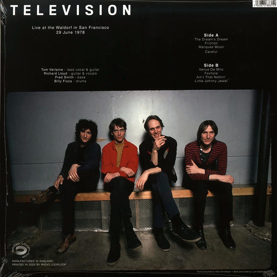 Television - Live At The Waldorf In San Francisco 29 June 1978