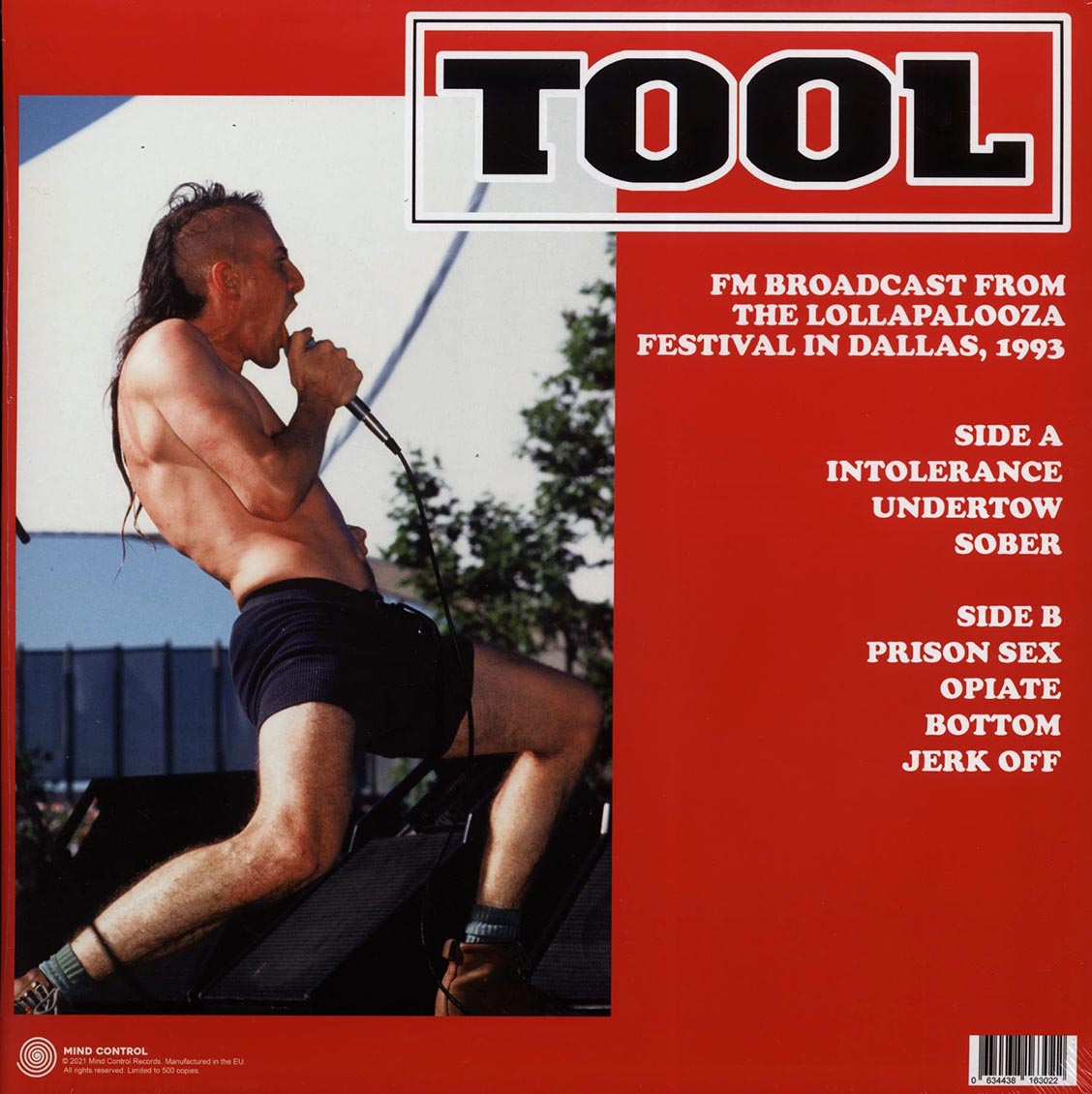 Tool - Live At The Starplex Amphitheatre, Dallas, TX August 1st 1993 FM Broadcast (ltd. 500 copies made)